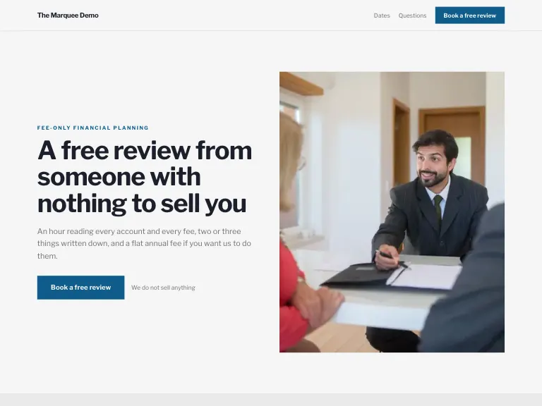 Anchor template preview