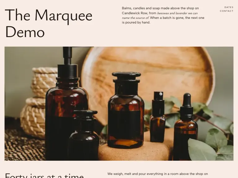 Apothecary template preview