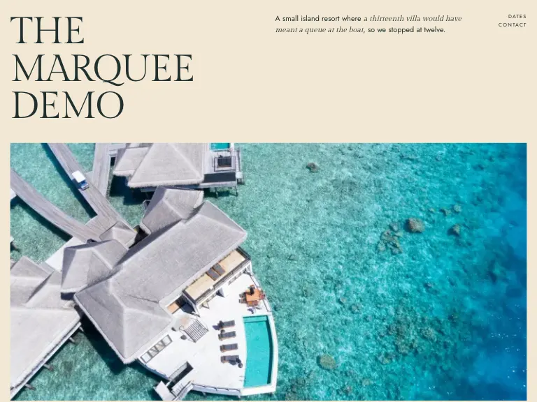 Atoll template preview