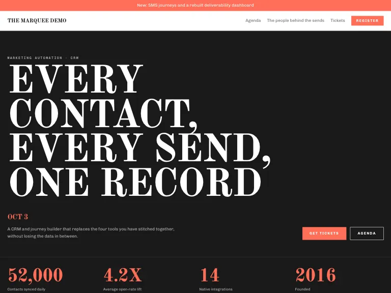 Beacon template preview