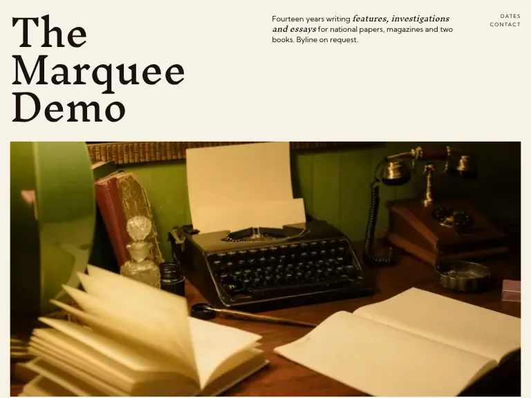 Byline template preview