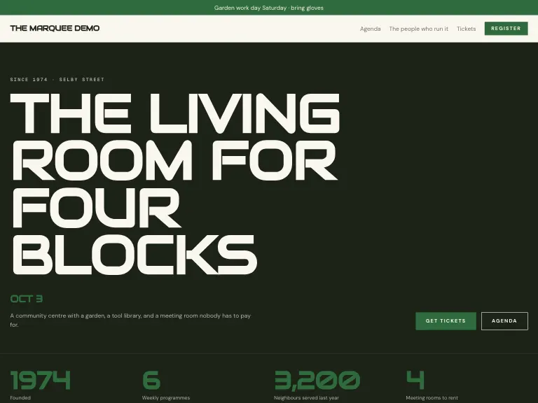 Commons template preview