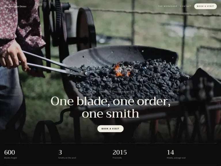 Forge template preview
