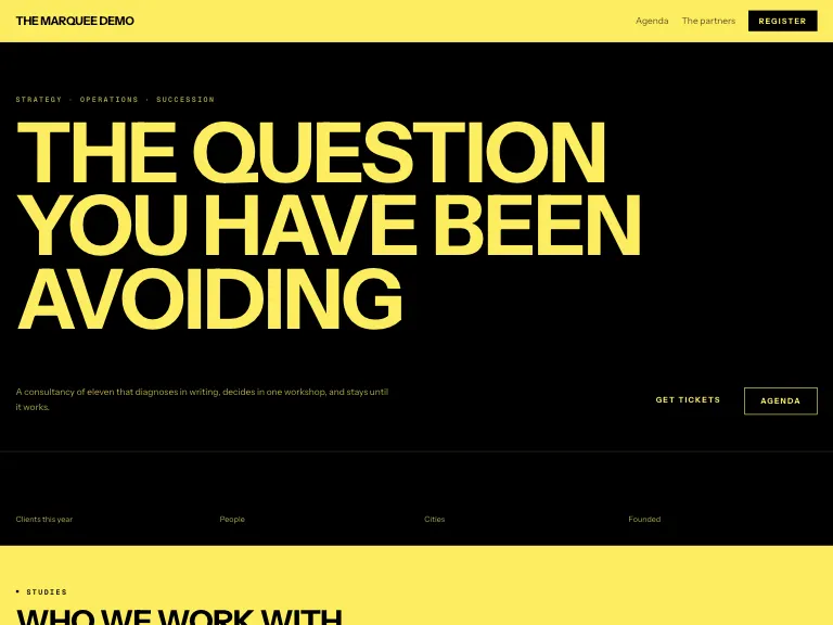 Lectern template preview