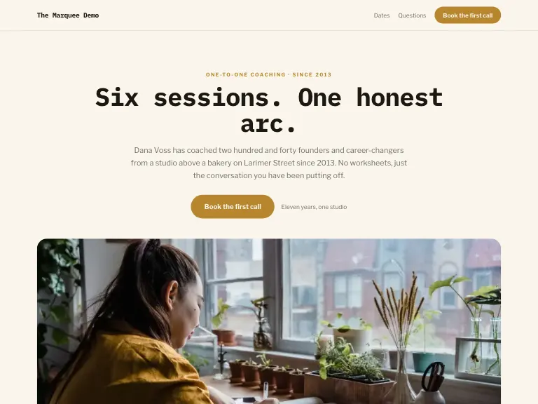 Mentor template preview