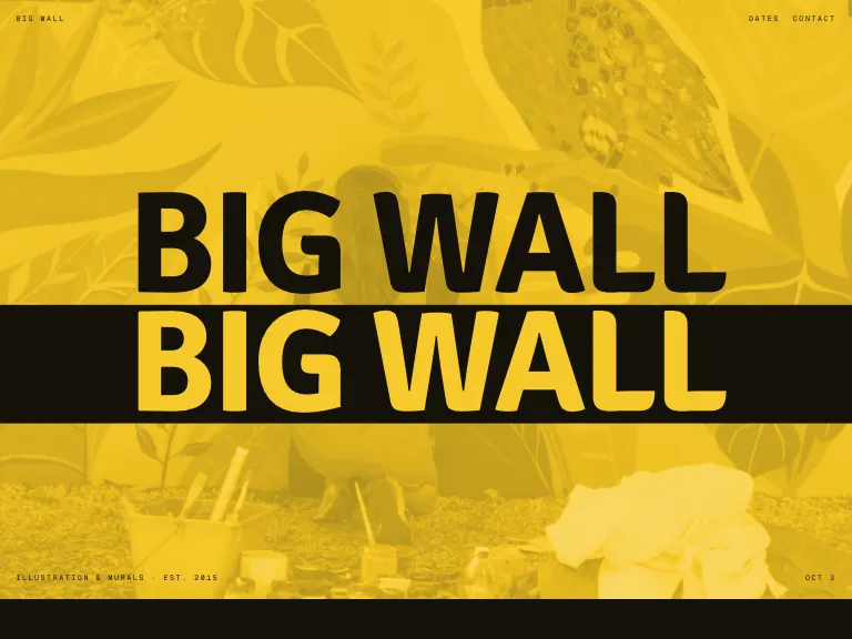 Mural template preview