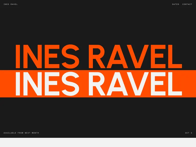 Ravel template preview
