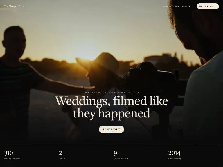 Reel template preview